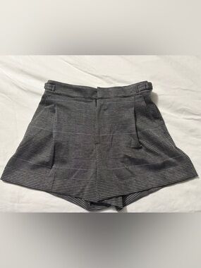 Glen Plaid Trouser Short Size Small